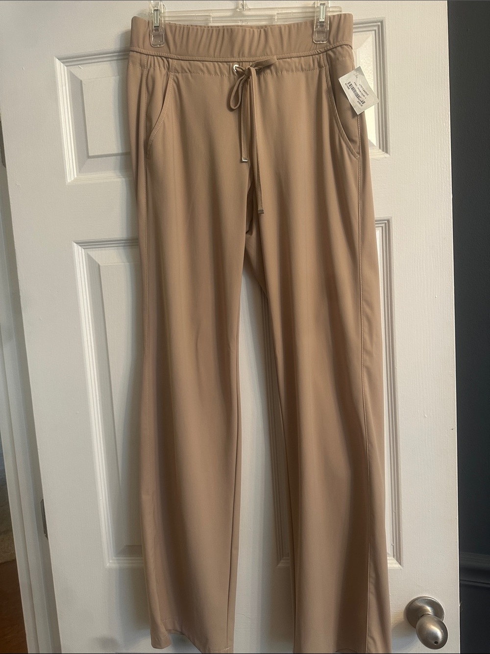 RAFFAELLO ROSSI drawstring taupe Candace pant